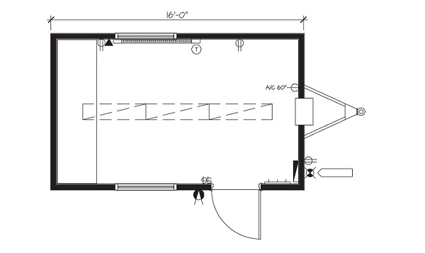 10' x 16' Mobile Office