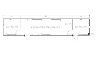 12' x 60' Portable Office