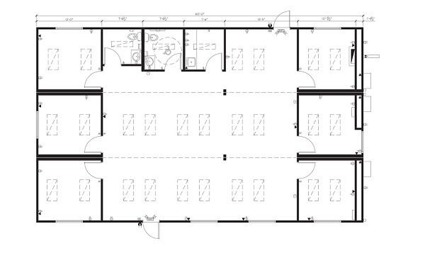 36' x 60' Office Complex