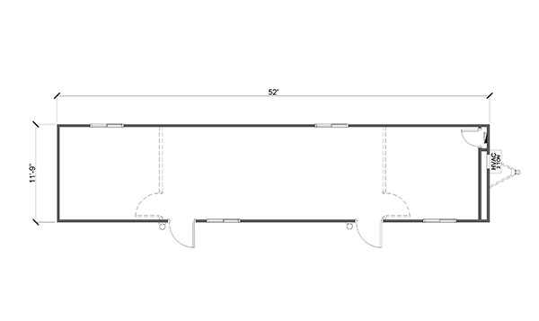 12' x 52' Mobile Office