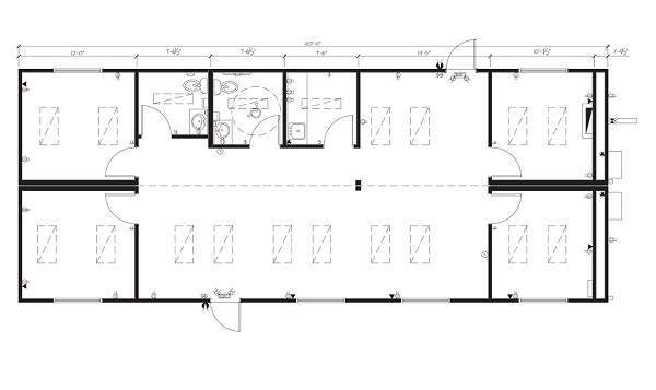 24' x 60' Office Complex