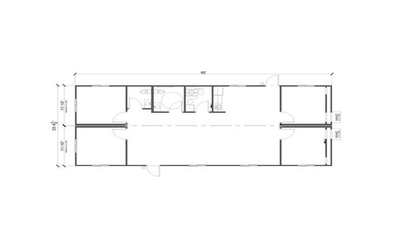 24' x 60' Office Complex