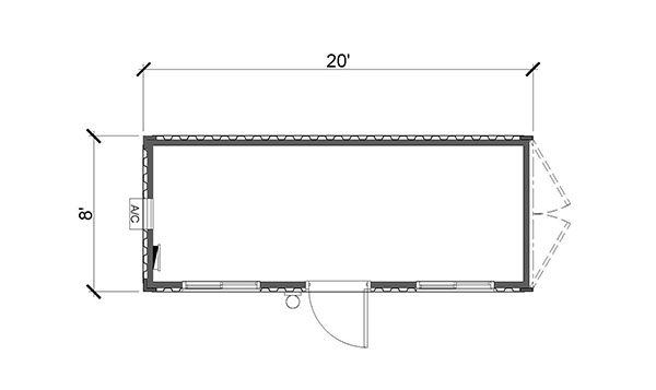 8' x 20' Container Office