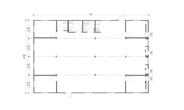 48' x 60' Office Complex