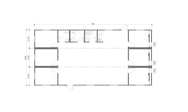 36' x 60' Office Complex