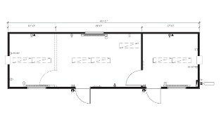 12' x 40' Portable Office