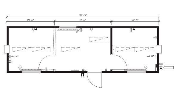 10' x 32' Portable Office